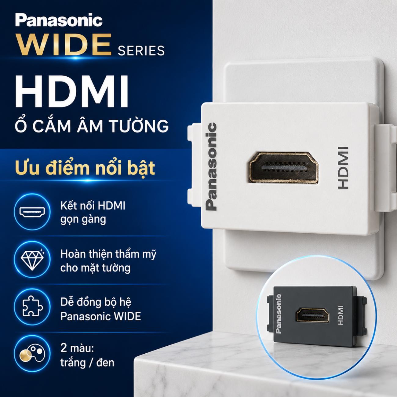 Ổ cắm HDMI Panasonic WIDE Series